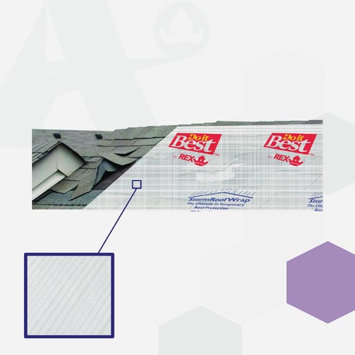 HW10300-RSW-8428 Do it Best REX 10 Ft. x 300 Ft. StormRoof Wrap Temporary Roof Protection Tarp