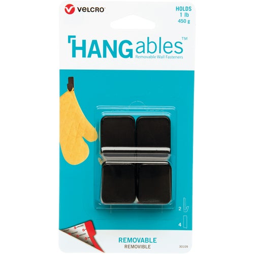 VEL-30109-USA VELCRO Brand Hangables Adhesive Backing Hook & Loop Hook