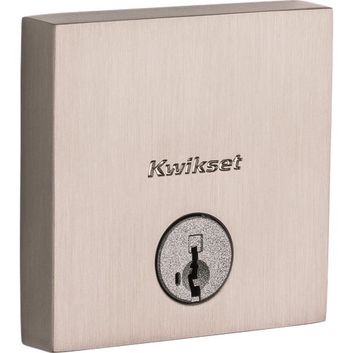 258 SQT 15 SMT CP K4 Kwikset Signature Series Downtown Single Cylinder Deadbolt