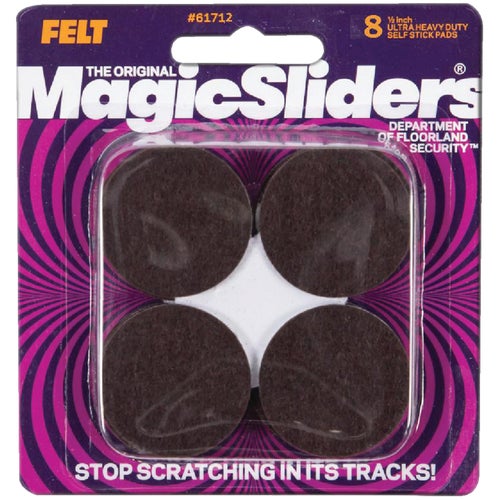 61712 Magic Sliders Self Adhesive Felt Furniture Pad