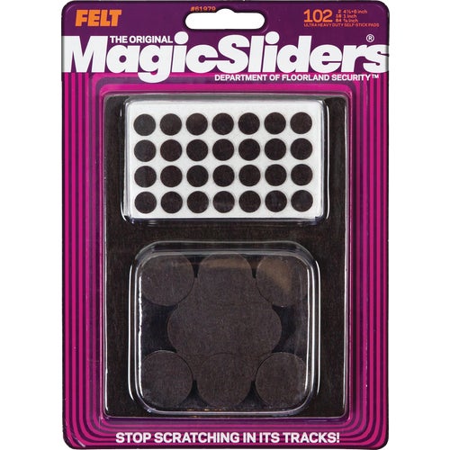 61979 Magic Sliders Self Adhesive Felt Furniture Pad