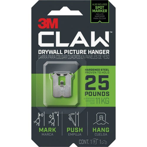 3PH25M-1ES 3M Claw Drywall Picture Hanger