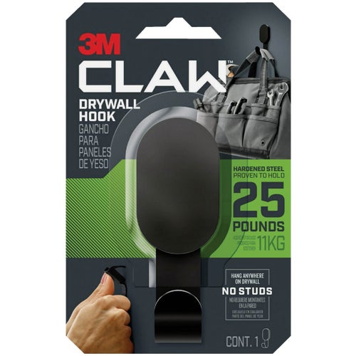 3DH25BLK-1ES 3M Claw Drywall Hook