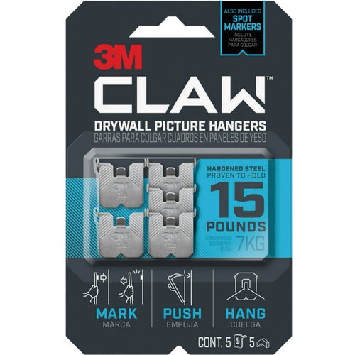 3PH15M-5ES 3M Claw Drywall Picture Hanger