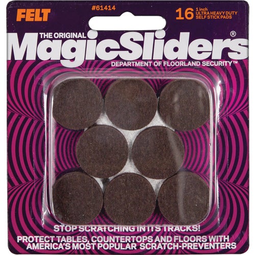 61414 Magic Sliders Self Adhesive Felt Furniture Pad