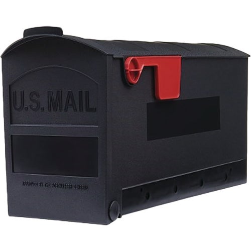 GMB505BAM Gibraltar Patriot Plastic Post Mount Mailbox