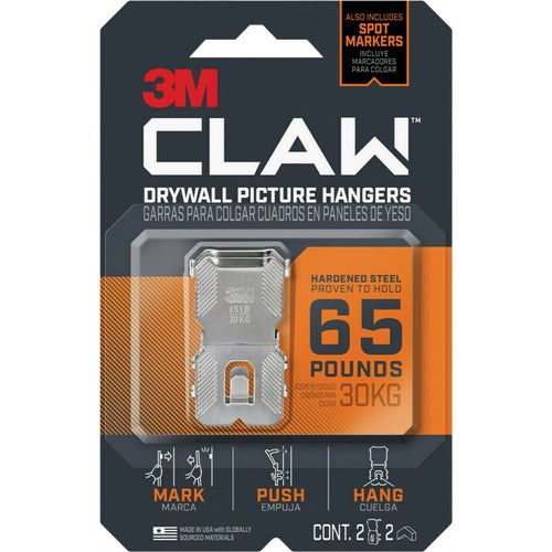 3PH65M-2ES 3M Claw Drywall Picture Hanger