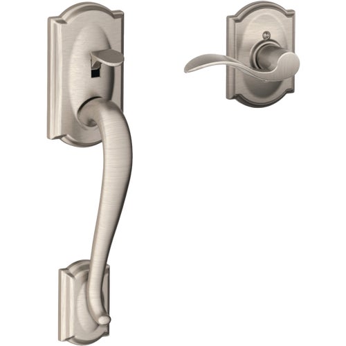 FE285G CAM619ACCCAM Schlage Camelot Entry Door Lever Handleset Only