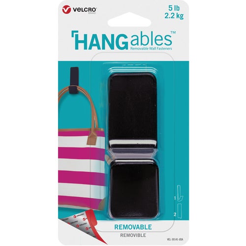 VEL-30141-USA VELCRO Brand Hangables Adhesive Backing Hook & Loop Hook