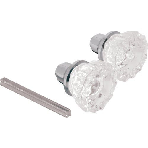 E 28314 Defender Security Fluted Glass Passage Door Knob