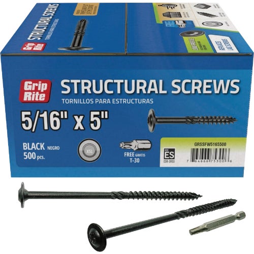 GRSSFW516550 Grip-Rite PrimeGuard Plus Flat Washer Head Structure Screws