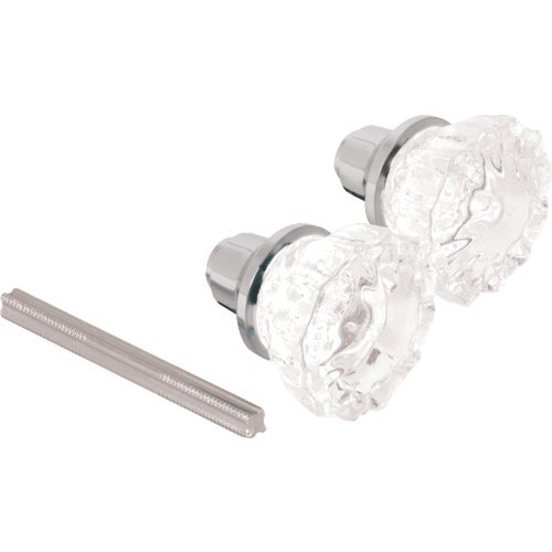 E 28315 Defender Security Fluted Glass Passage Door Knob