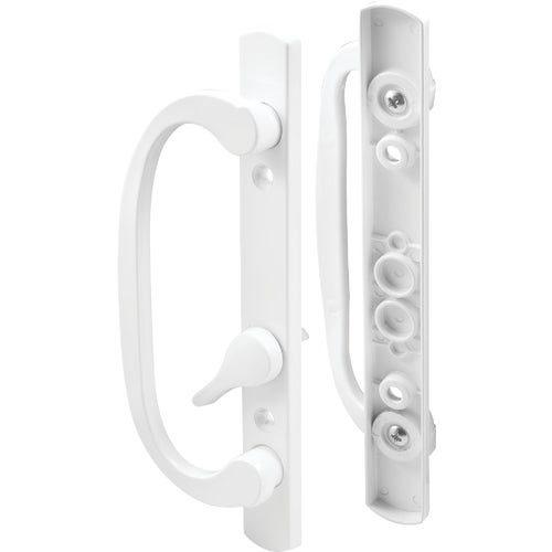 C 1280 Prime-Line Mortise Style Sliding Door Handle Set with Offset Thumbturn