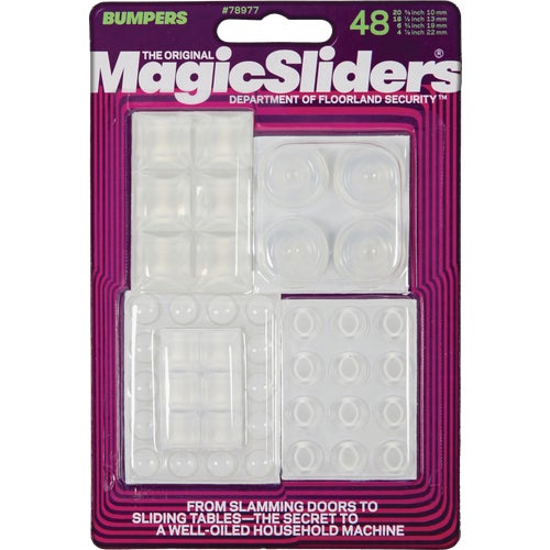 78977 Magic Sliders Self-Stick Bumpers