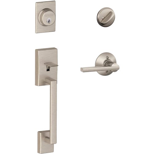 F60CEN619LAT Schlage Century Single Cylinder Deadbolt Handleset