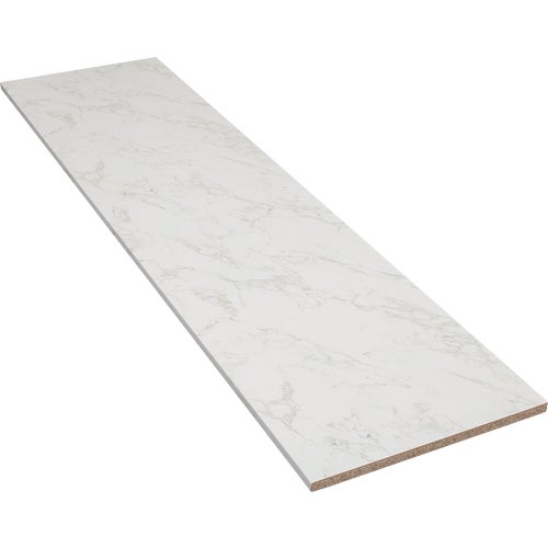 160442 VT Industries Stretta Laminate White Marble Countertop