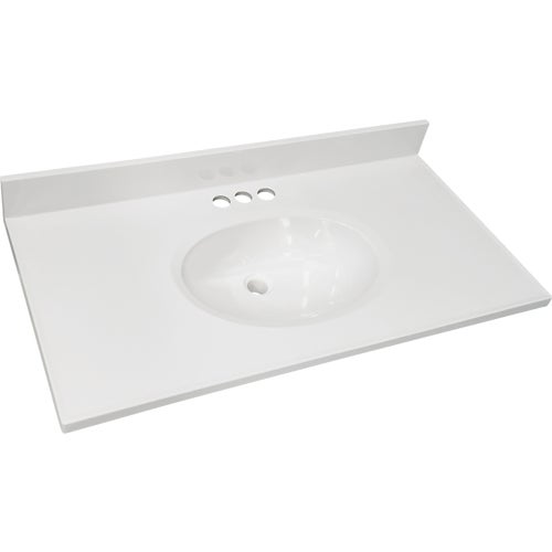 OB3719330 CraftMark High Gloss Round Bowl Vanity Top