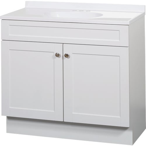 SBC36WW Zenith Zenna Home Shaker Vanity with Top