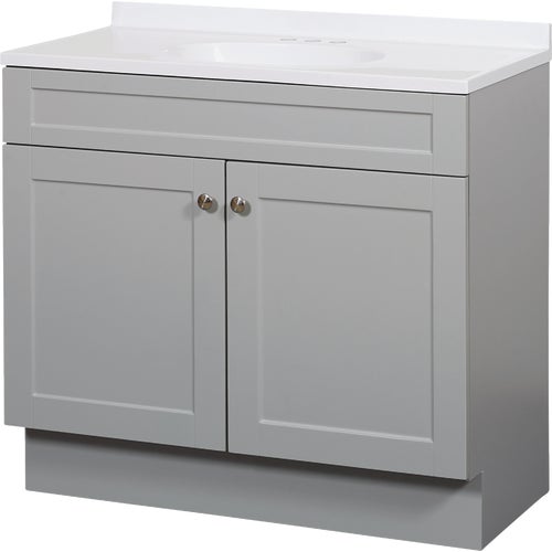 SBC36GY Zenith Zenna Home Shaker Vanity with Top