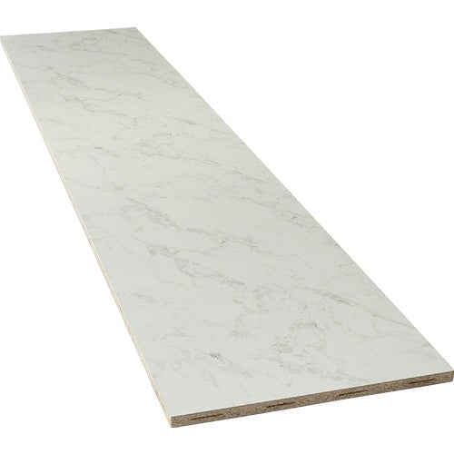 160445 VT Industries Stretta Laminate White Marble Countertop