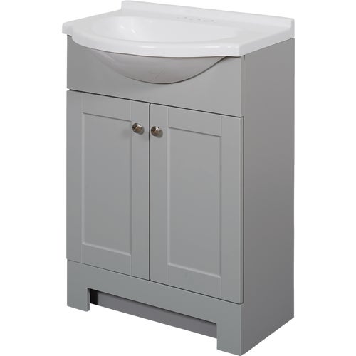 SEC24GY Zenith Zenna Home Euro Vanity with Top