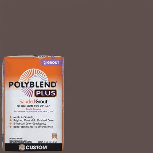 PBPG64725 Custom Building Products PolyBlend PLUS Sanded Tile Grout