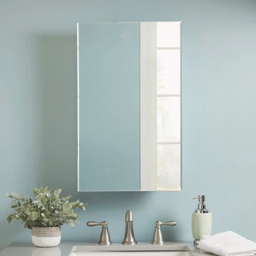 MM1027 Zenith Single Mirror Frameless Medicine Cabinet