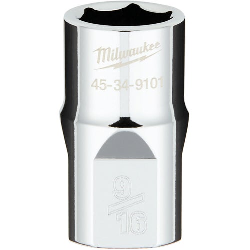 45-34-9101 Milwaukee 1/2 In. Drive Socket w/FOUR FLAT Sides