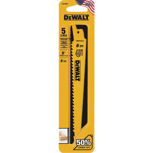 DW4802-2  Z DEWALT Taper Reciprocating Saw Blade