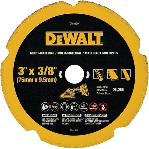 DW8530 DEWALT Multi-Material Diamond Blade