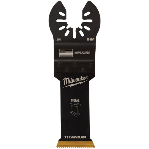 49-25-1251 Milwaukee OPEN-LOK Titanium Enhanced Bi-Metal Oscillating Blade