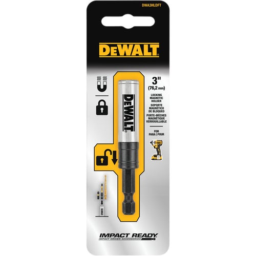 DWA3HLDFT DeWalt Impact Ready Locking Magnetic Bit Holder