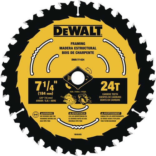 DWA171424B10 DEWALT ToughTrack Circular Saw Blade