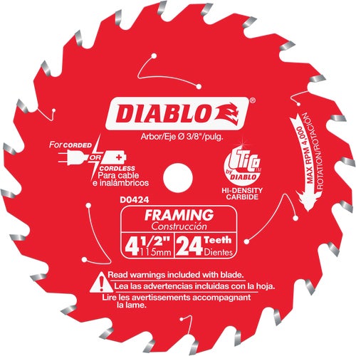 D0424X Diablo Circular Saw Blade