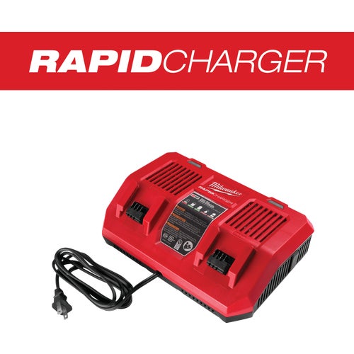 48-59-1802 Milwaukee M18 Li-Ion Dual Bay Rapid Battery Charger