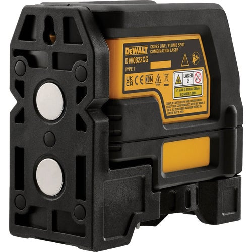 DW0822CG DEWALT Green Cross Line & Plumb Spot Laser Level