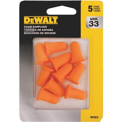 DPG63TC5 DeWalt Foam Ear Plugs