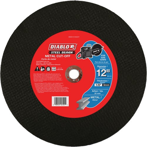 DBDS12125G01F Diablo Steel Demon Type 1/41 Cut-Off Wheel