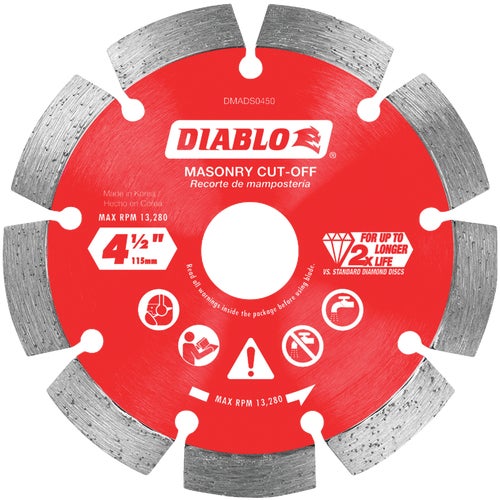 DMADS0450 Diablo Segmented Diamond Blade