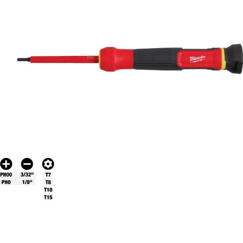 48-22-2217 Milwaukee 8-In-1 1000V Insulated Precision Multi-Bit Screwdriver