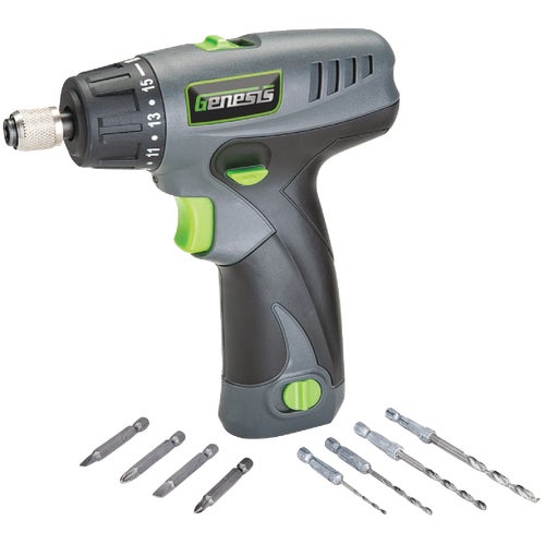 GLSD08B Genesis 8V Lithium-Ion Cordless Screwdriver Kit