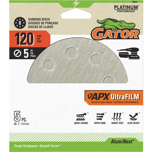 9204 Gator 5 In. Vented Sanding Disc