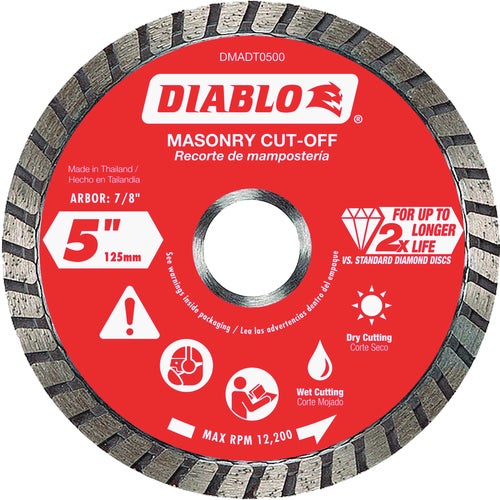 DMADT0500 Diablo Continuous Turbo Diamond Blade