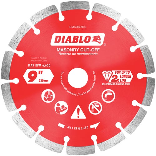 DMADS0900 Diablo Segmented Diamond Blade