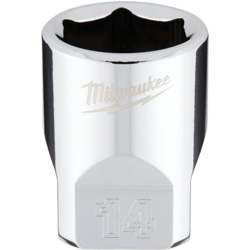 45-34-9040 Milwaukee 1/4 In. Drive Socket w/FOUR FLAT Sides