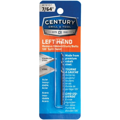 74107 Century Drill & Tool Left Hand Drill Bit