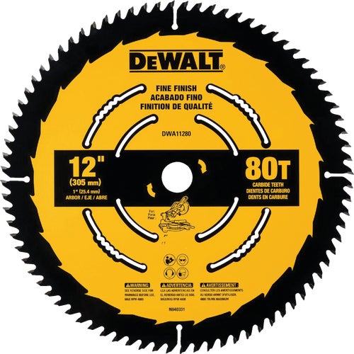 DWA11280 DEWALT Precision Trim Circular Saw Blade