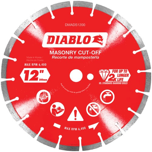 DMADS1200 Diablo Segmented Diamond Blade