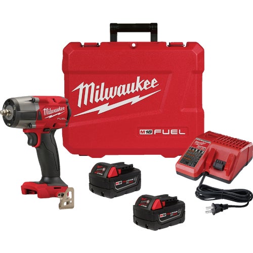 2960-22R Milwaukee Tool 18V Mid-Torque Impact Wrench w/ Friction Ring Kit