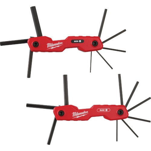 48-22-2183 Milwaukee 17-Piece Folding Hex Key Set (2-Pack)